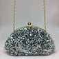 Sequined laser iridescent multi-color fashionable cosmetic bags
