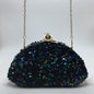 Sequined laser iridescent multi-color fashionable cosmetic bags