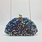 Sequined laser iridescent multi-color fashionable cosmetic bags