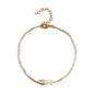 Natural Crystal Pendant Anklet Jewelry