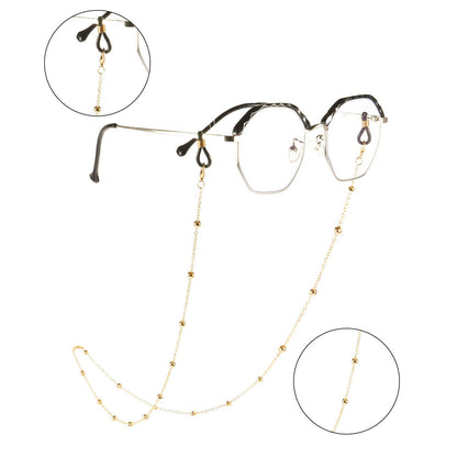 Woman Metal Masking Chains Sunglasses Elegant Glasses Accessories