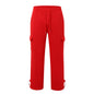 Ankle-Tightening Loose Sweatpants With Multiple Pockets And Drawstrings