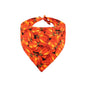 Halloween Dog Bandana Pumpkin Double-sided Triangle Scarf Accessories
