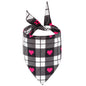 Valentine's Day Pet Scarf Dog Saliva Towel