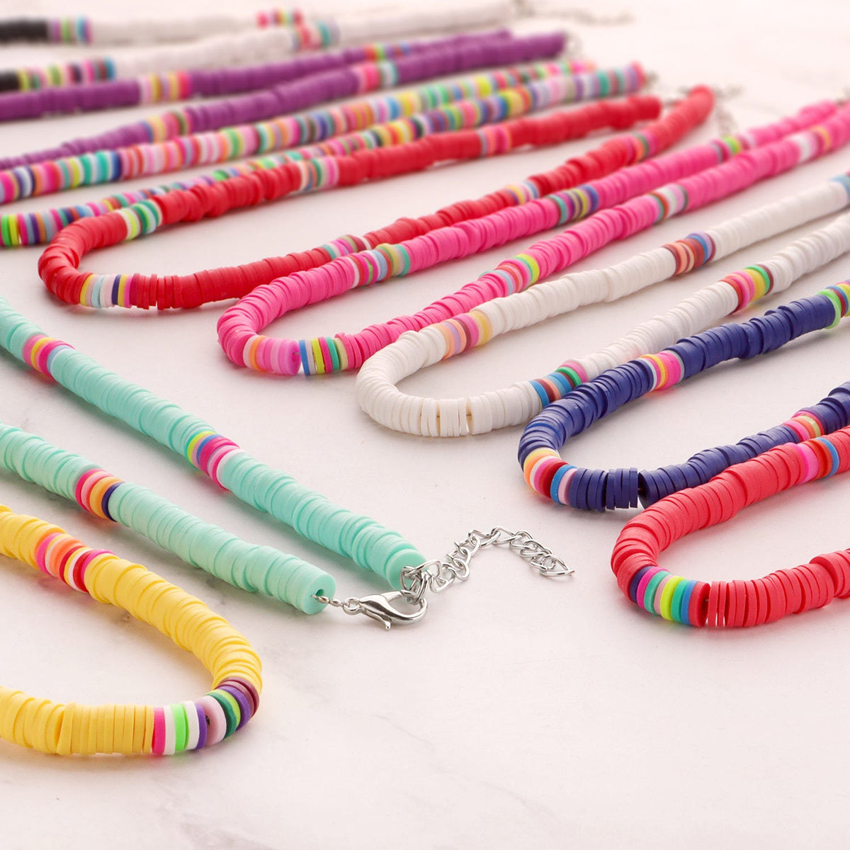 Disc Surfer Choker Beach Collar Necklace