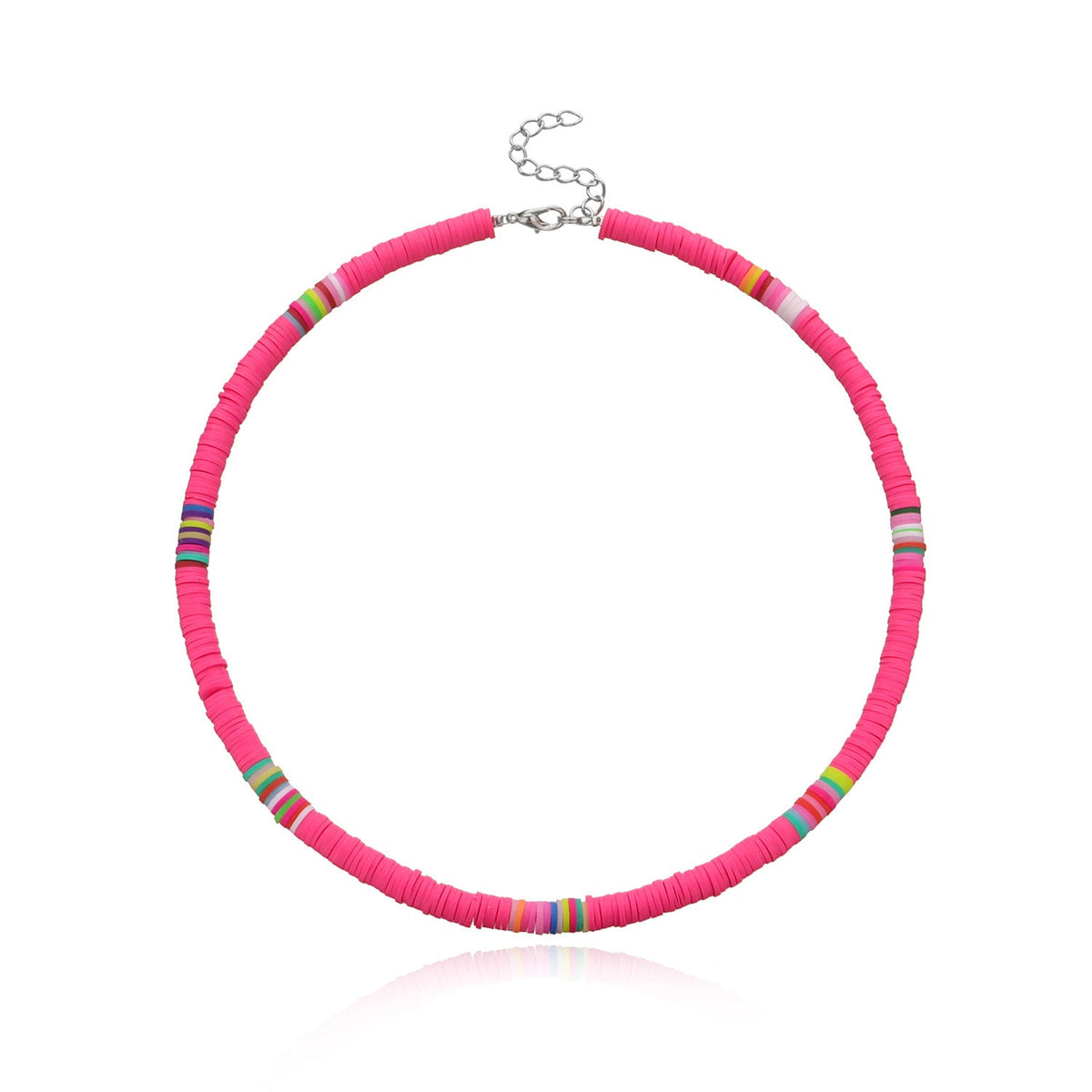 Disc Surfer Choker Beach Collar Necklace