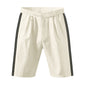 Mens Beach Outdoor Sports Shorts Breathable Striped Casual Cropped Trousers