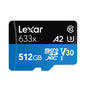 Lexar TF Cards: 32GB-512GB, 95MB/s Read
