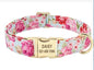 Pet Dog Collar Collar Supplies Large Dog Brand Name Lettering Anti-lost Tag Golden Retriever Dog Brand Identity Card Customization