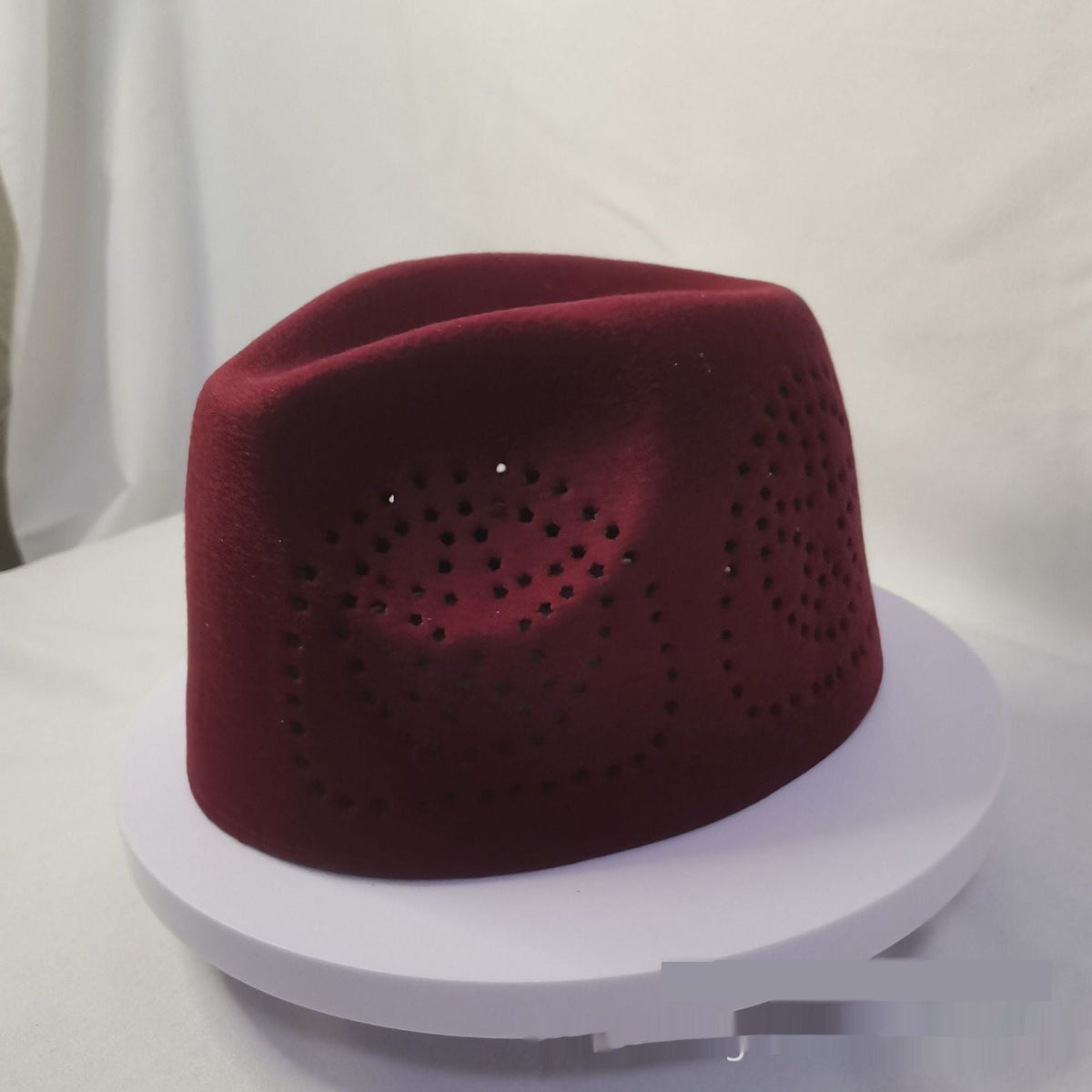 Mens Solid Color Versatile Ethnic Hui Prayer Cap