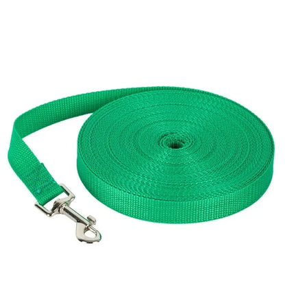 16.40 ft Nylon Dog Training Leash | Long Walking and Traction Rope