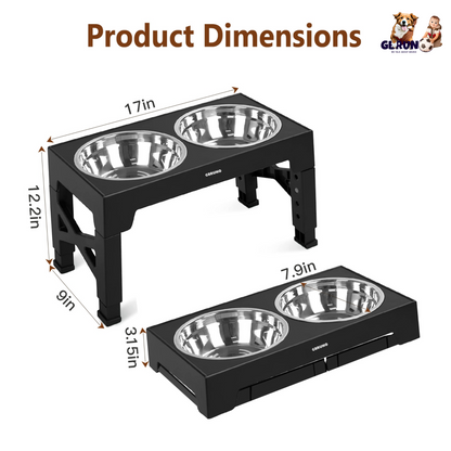 GBruno Dog Raised Bowls