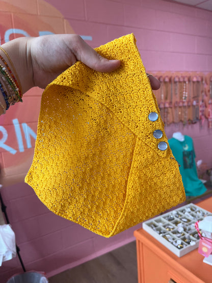 Handmade Crochet Seashell Bandana