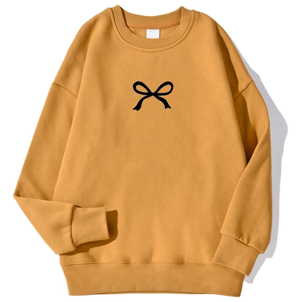 Womens Printed Pullover Casual Sweatshirt Top