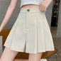 Stretchy High-waisted Pleated Wide-leg Casual Pants That Slim The Figure And Are Versatileperfect As An A-line Hot Pant