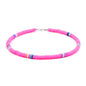 Handmade String Polymer Clay Beads Choker Necklace
