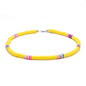 Handmade String Polymer Clay Beads Choker Necklace