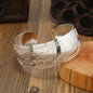 Big Elegant Luxury Amazing Classic Fashion Flower Metal Tibetan Indian Silver Vintage Retro Fashion Cuff Bracelet Bangle For Woman With Details of Animals
