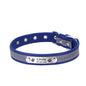 Reflective Lettering Collar Small And Medium Dog Collar Microfiber Soft Cat Collar