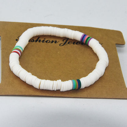 Color Soft Pottery Bracelet