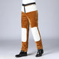 Springautumn Lightweight Cold-resistant  Straight-leg Plus-size Pants For Menwaterproof Windproof And Lined With Fleece