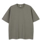 Double Yarn Short Sleeve Sweat-absorbing Cotton T-shirt Top