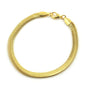 18K Gold Herringbone Anklet