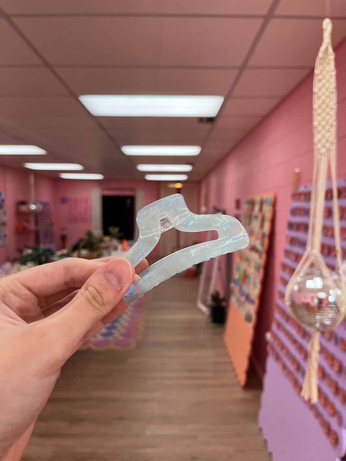 Opal Glow Hair Claw