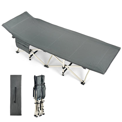 Wide Foldable Camping Cot with Carry Bag