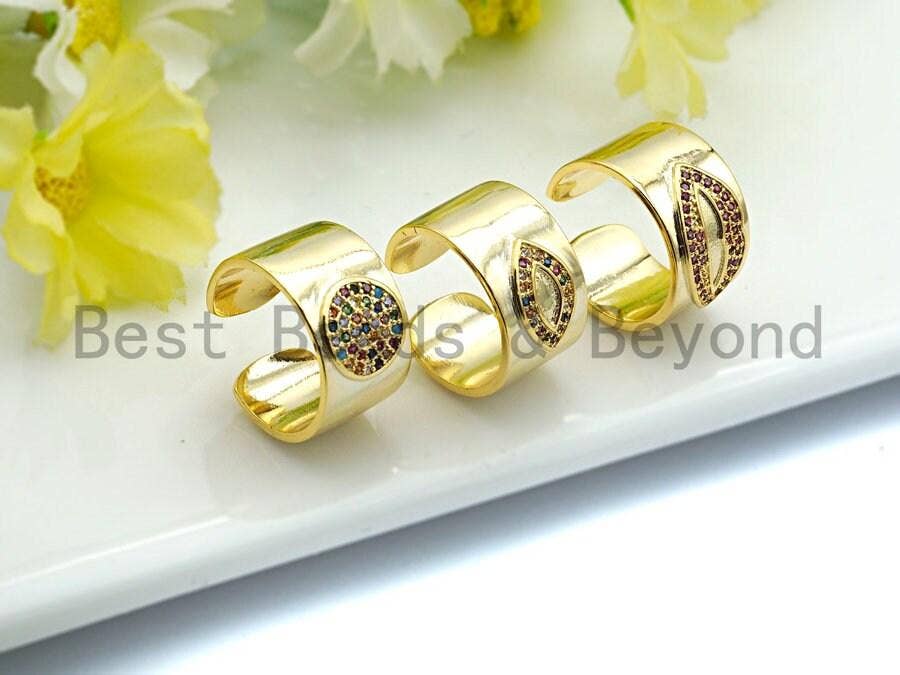 Colorful CZ Band Ring, Sku#X5
