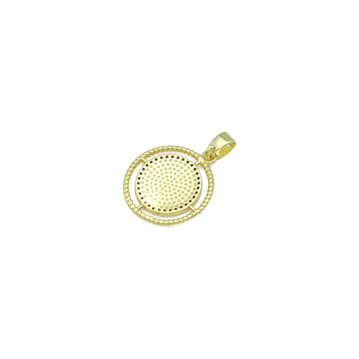 Radical Mother of Pearl Charm with hollow out ring,LX763