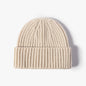 Knitted Cuff Short Fisherman Hat Mens Womens Winter Warm Beanie