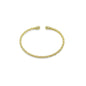 Gold Twisted line patten Bracelet, Sku#A444