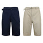 2-Pack: Men's Cotton Chino Shorts with Belt