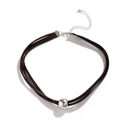 short bead string jewelry necklace