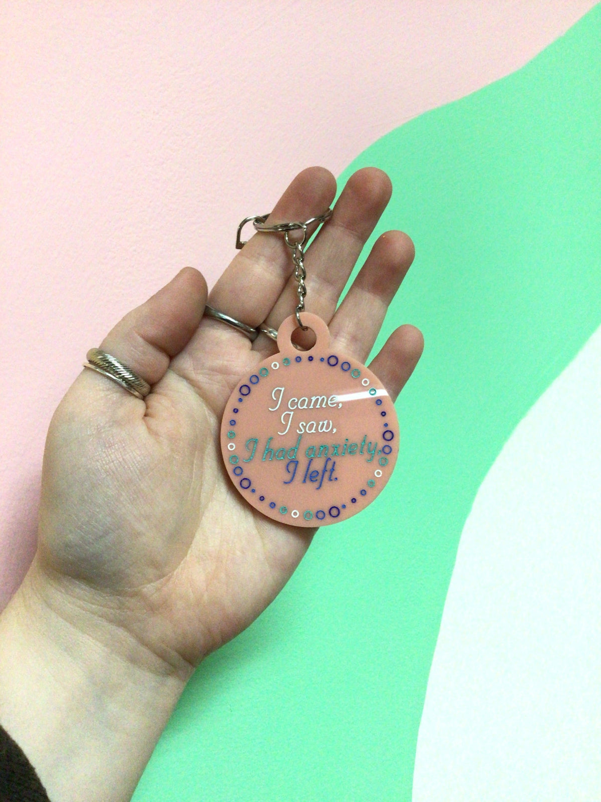 I Came I Saw… Keychain