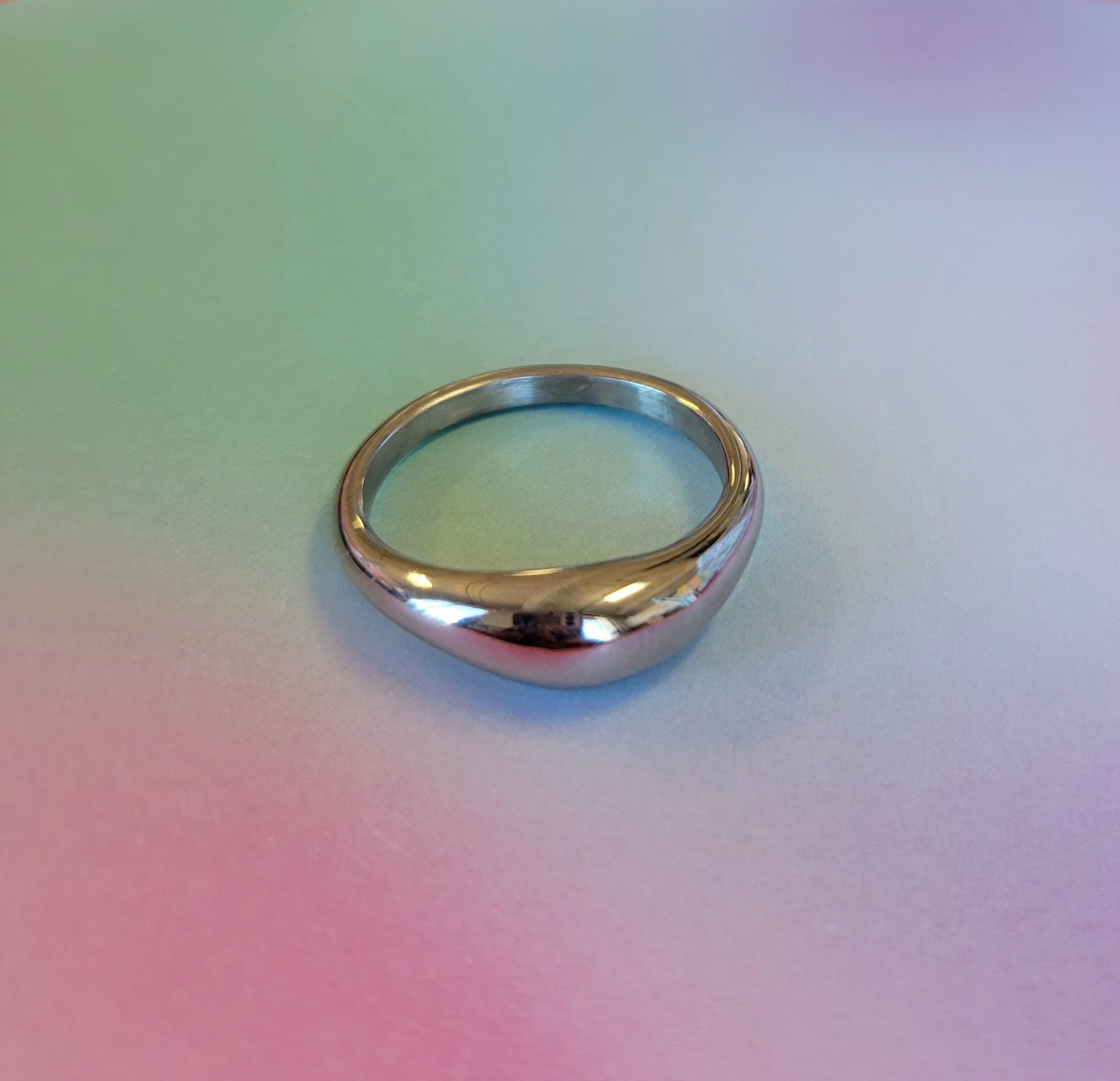 Simple Statement Titanium Ring