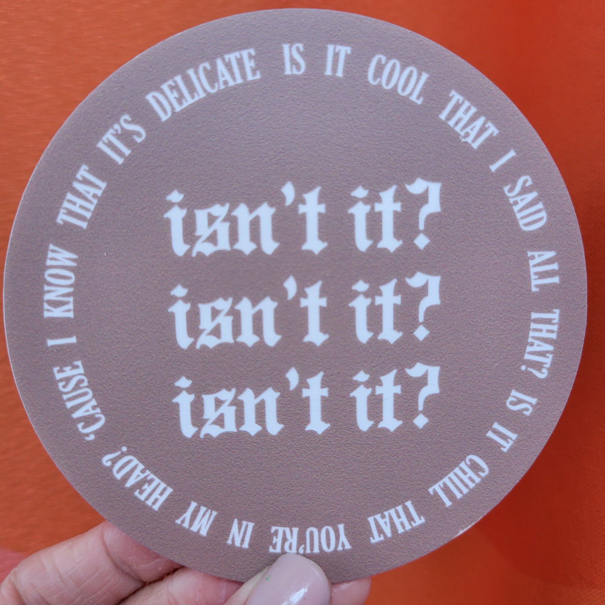 Lyric Coasters (singles)