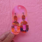 Dropped Arch Dangle Earrings