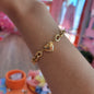 Titanium Chunky Heart Bracelet