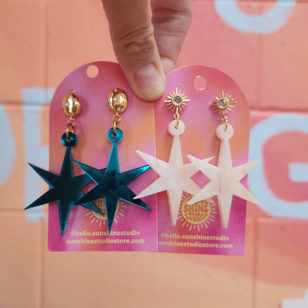 North Star Statement Earrings