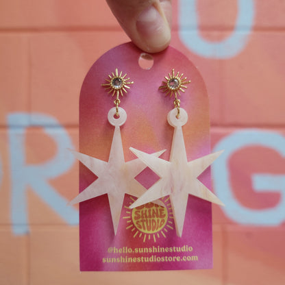 North Star Statement Earrings