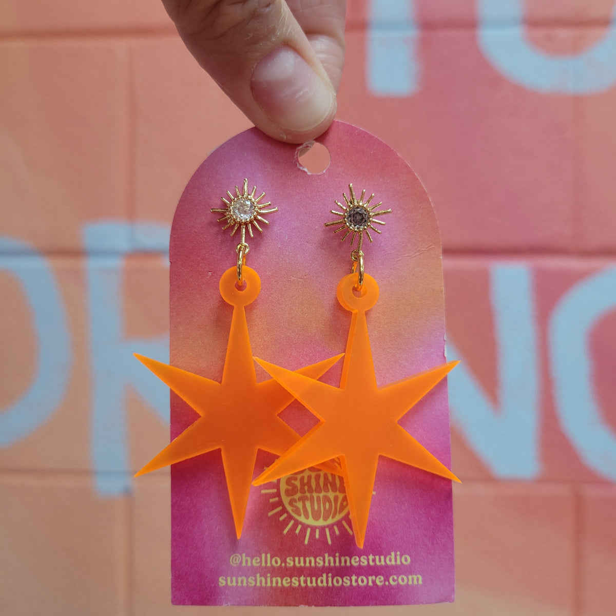 North Star Statement Earrings