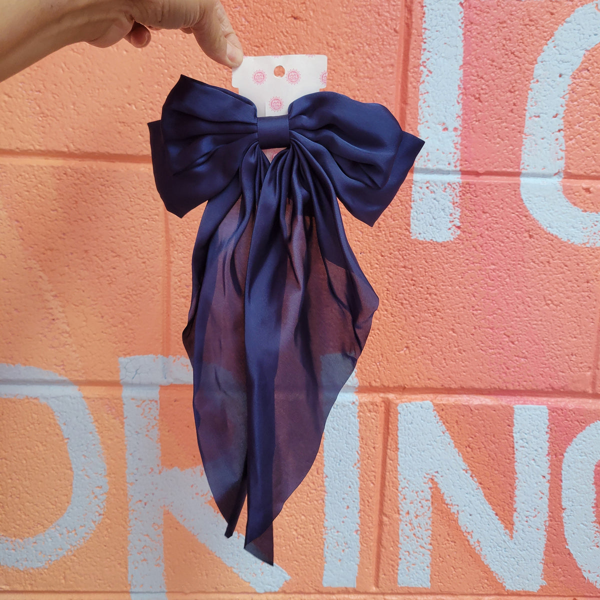 Oversized Satin Bow