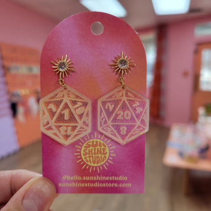Dungeon Dice Earrings