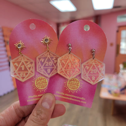 Dungeon Dice Earrings