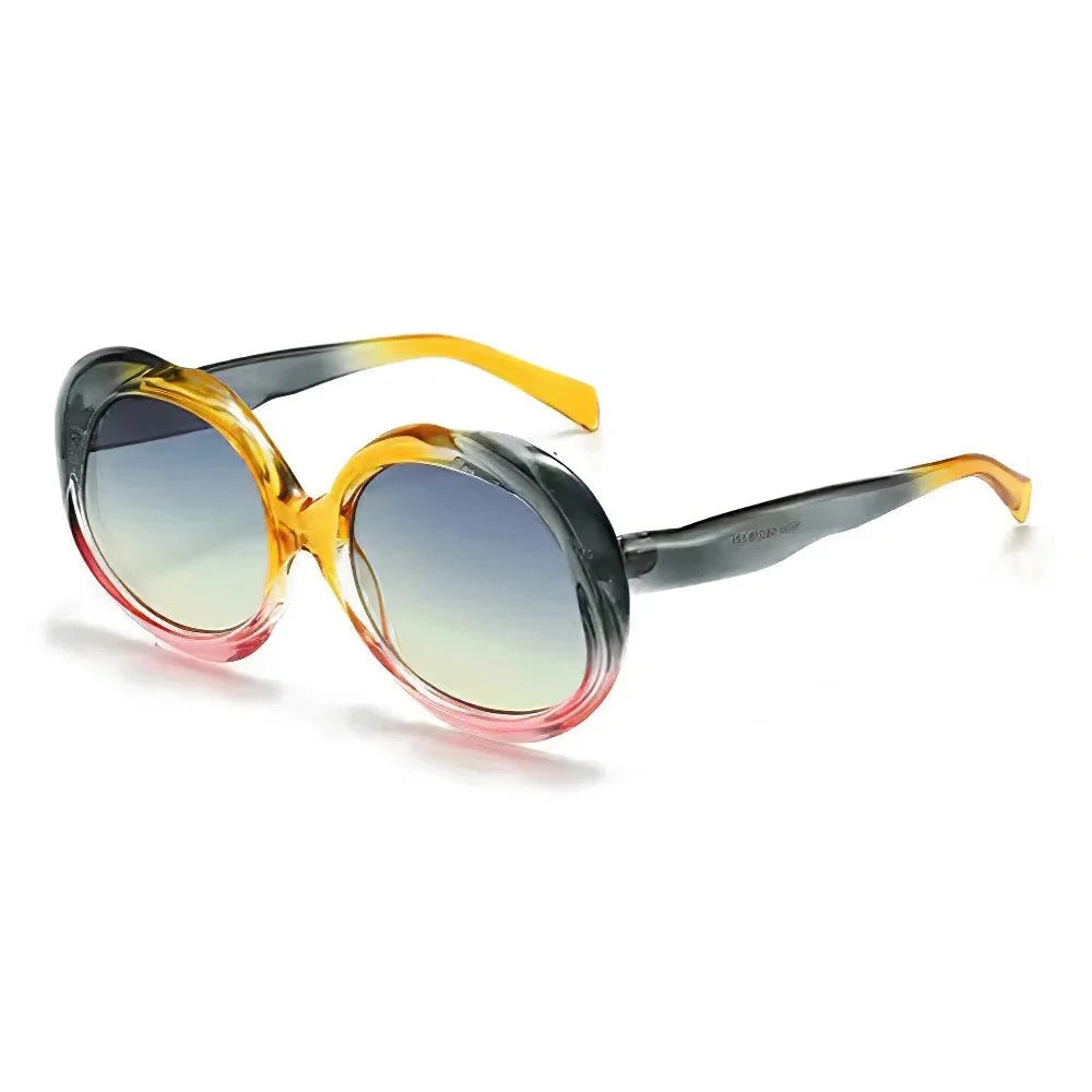2025 New Retro Oval Sunglasses | UV Protection with Photochromic Lenses