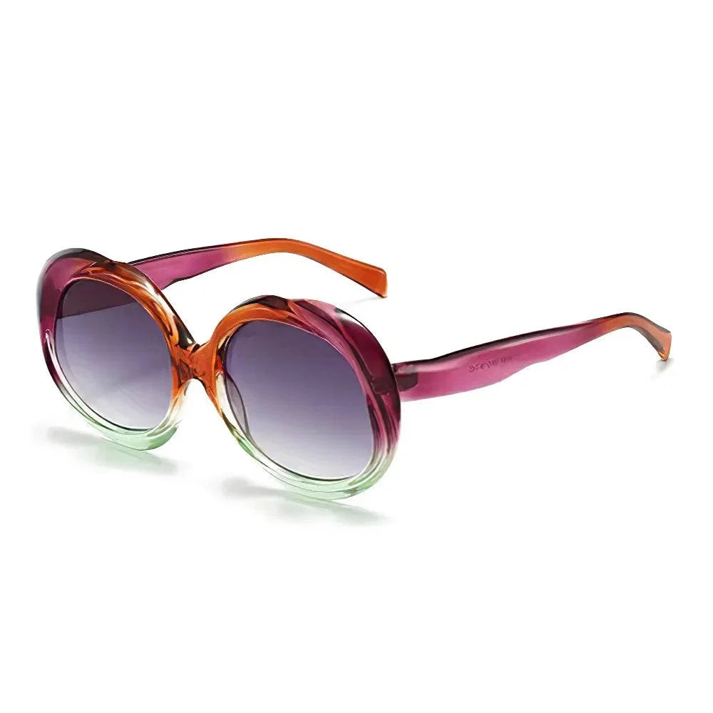 2025 New Retro Oval Sunglasses | UV Protection with Photochromic Lenses