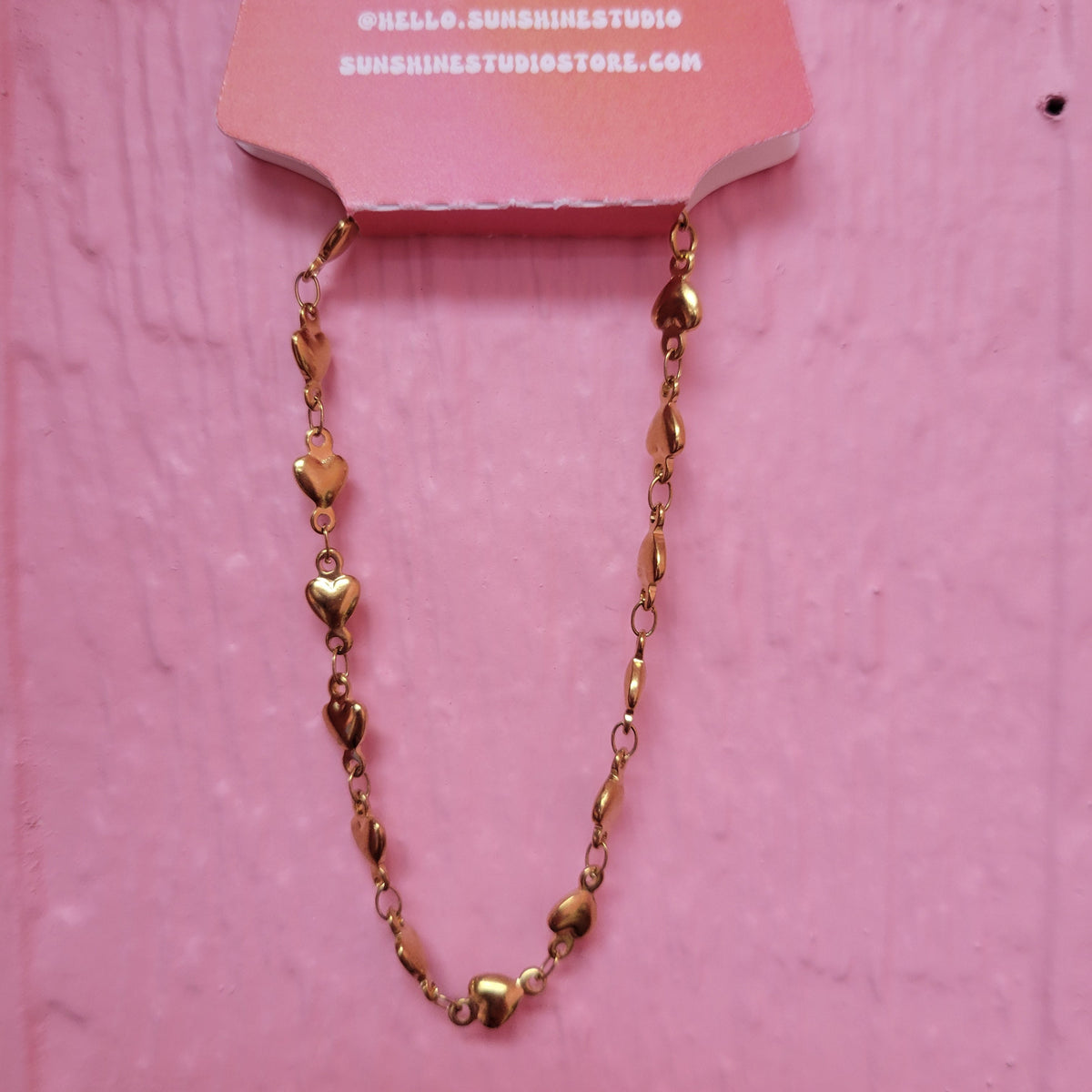 Titanium Heart Chain