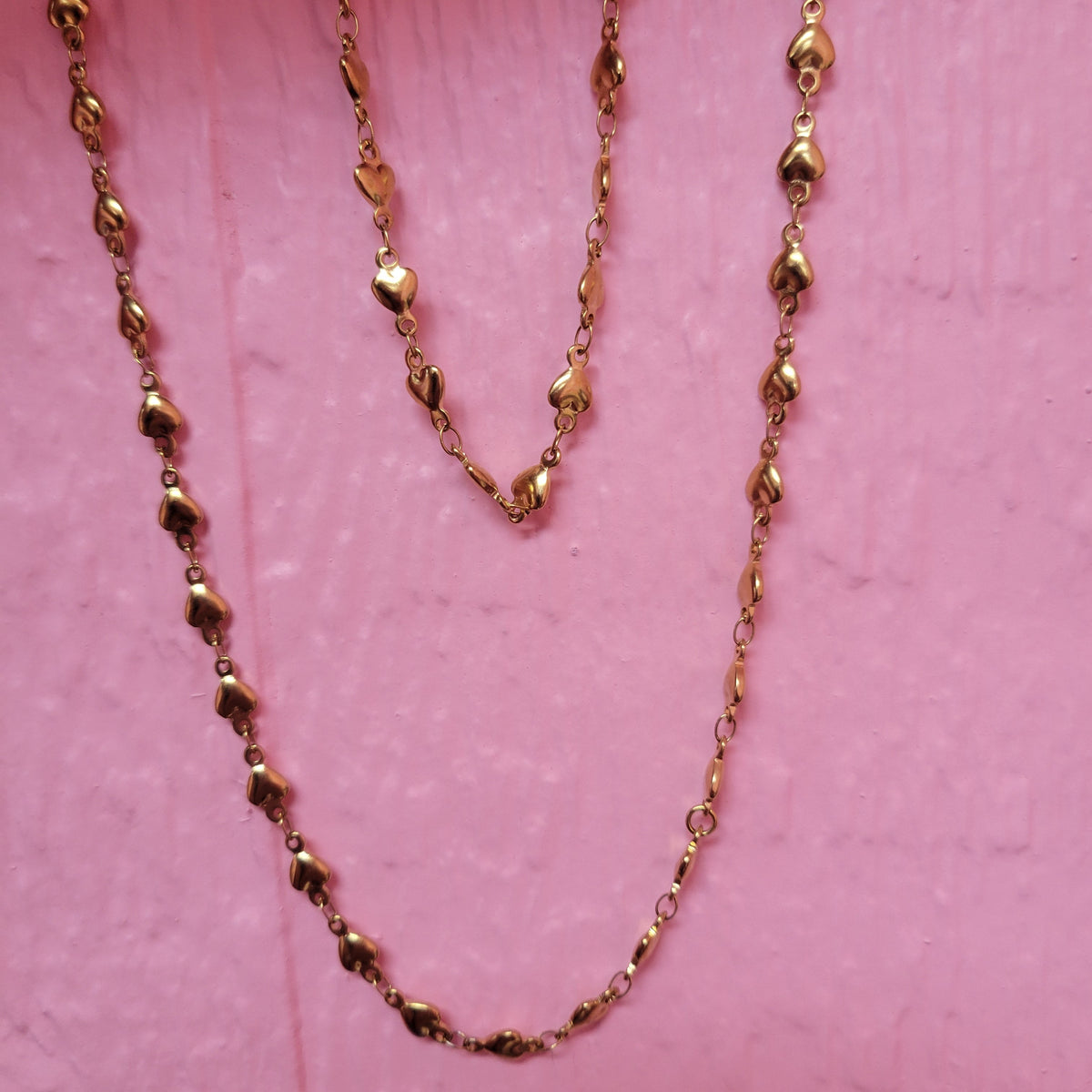 Titanium Heart Chain